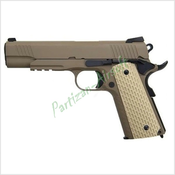 WE Страйкбольный пистолет Colt М1911А1 Kimber (WE-E010-TAN)