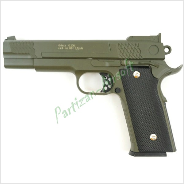 Пистолет для страйкбола Galaxy Smith&Wesson M945 Spring. Full Metal (G20G)