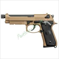 Пистолет для страйкбола KJW Beretta M9A1 TBC (M9A1-TBC-GBB-TAN)