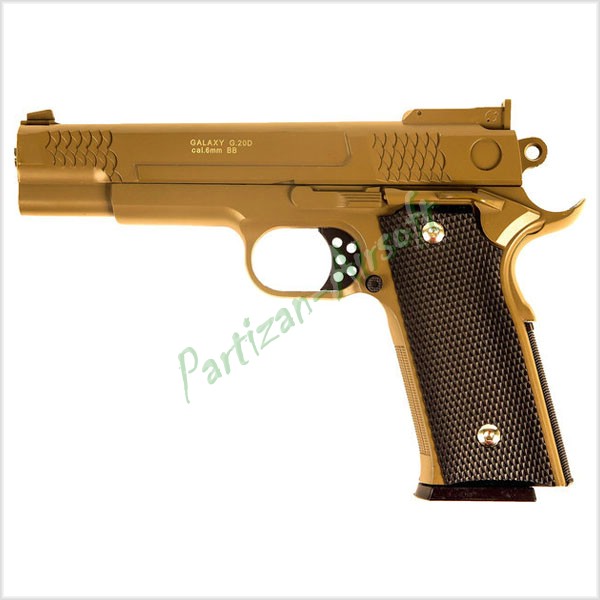 Пистолет для страйкбола Galaxy Smith&Wesson M945 Spring. Full Metal (G20D)