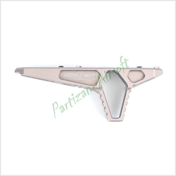 METAL Рукоятка Angled Foregrip Hand-Stop, KeyMod/M-LOK (ME06087-DE)