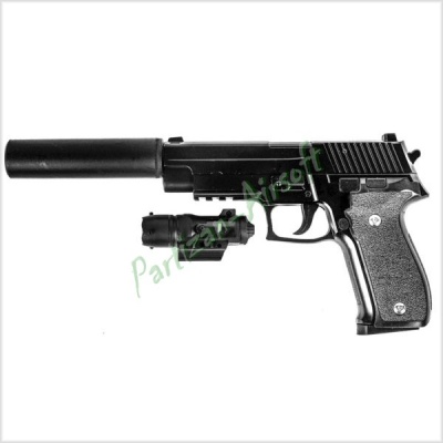Пистолет для страйкбола Galaxy SIG226 Spring. Full Metal (G26A)