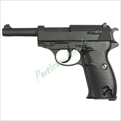 Страйкбольный пистолет Galaxy Walther P38 Spring. Full Metal (G21)