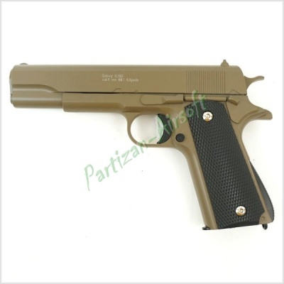 Страйкбольный пистолет Galaxy Colt 1911 Spring. Full Metal (G13D)