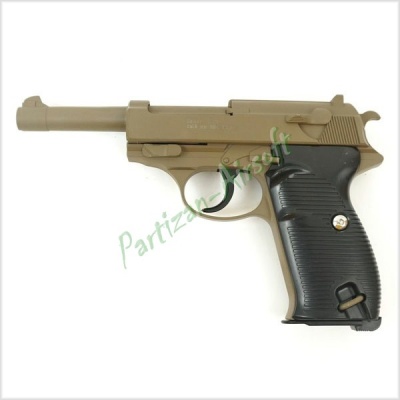 Страйкбольный пистолет Galaxy Walther P38 Spring. Full Metal (G21D)